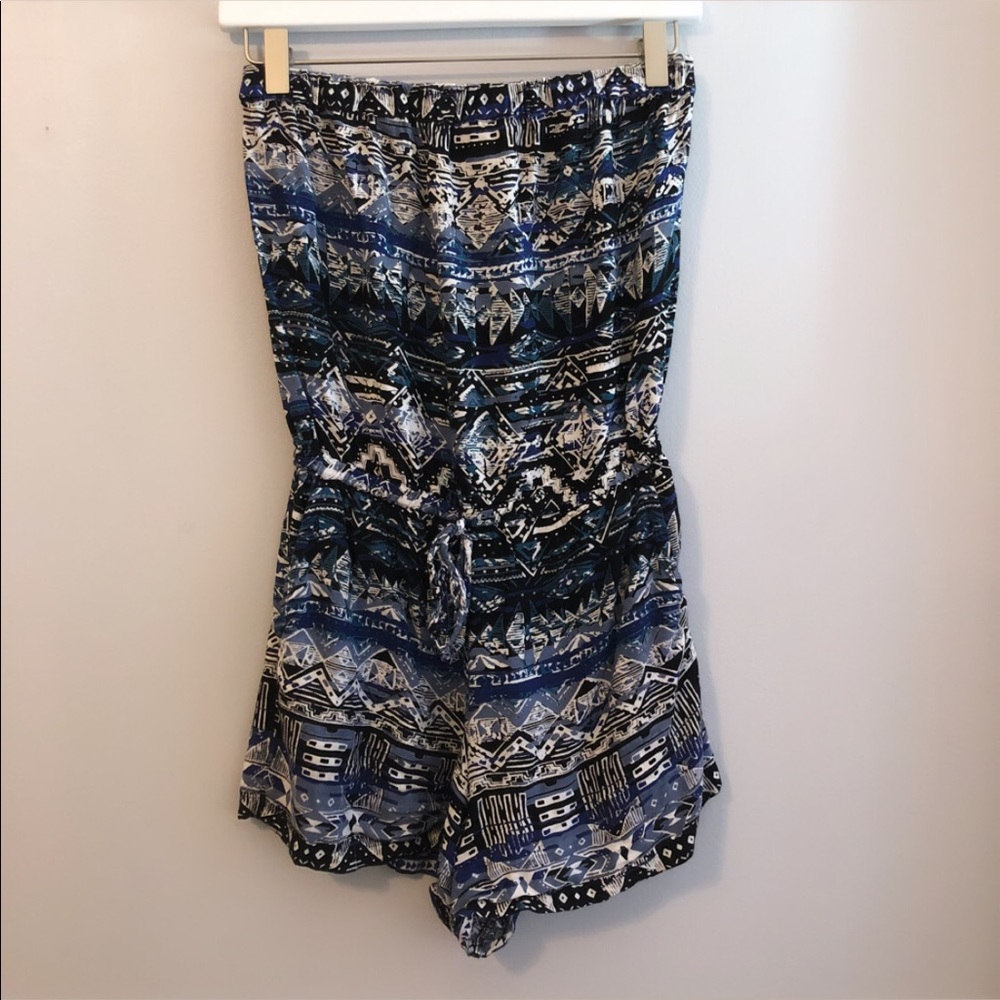 Strapless Romper